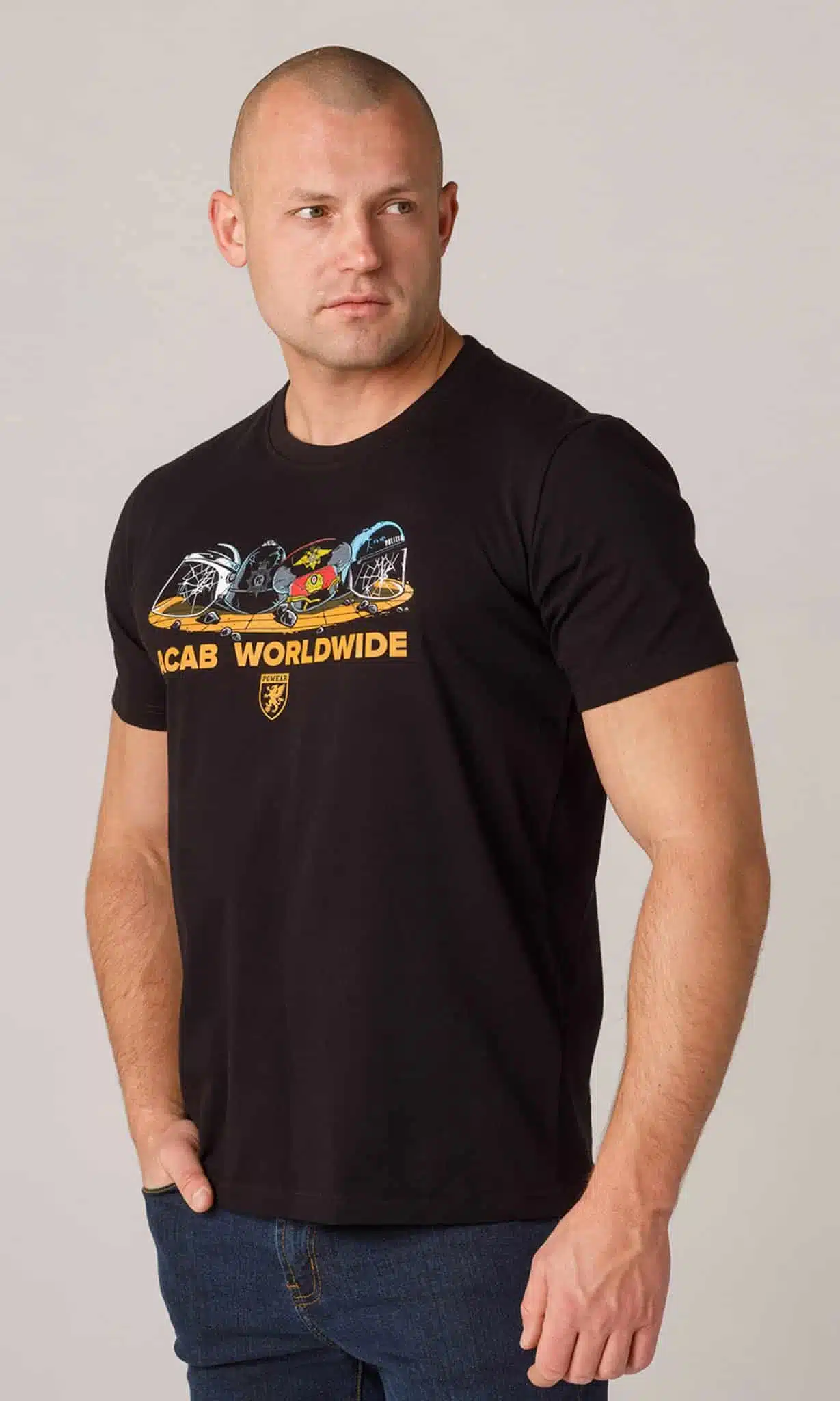 PG WEAR - ACAB Worldwide - BLACK - Majica