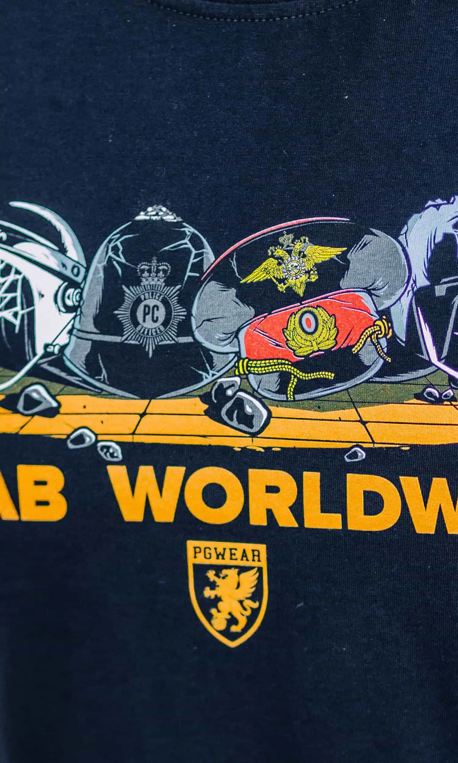 PG WEAR - ACAB Worldwide - BLACK - Majica - 3