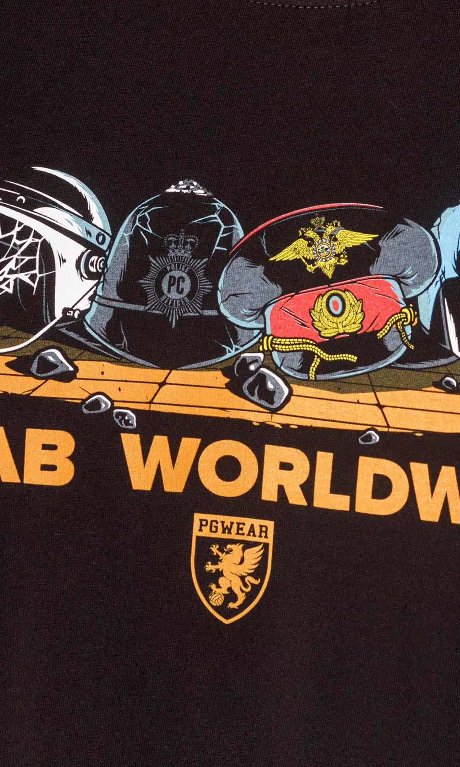 PG WEAR - ACAB Worldwide - BLACK - Majica - 4